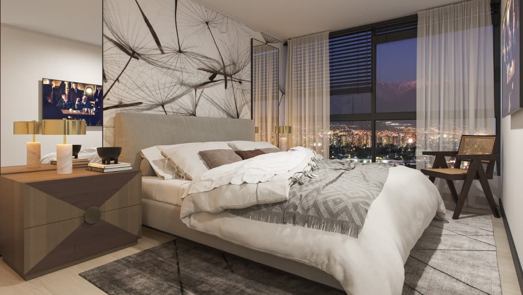Walker Town, Imagina — interior de un departamento